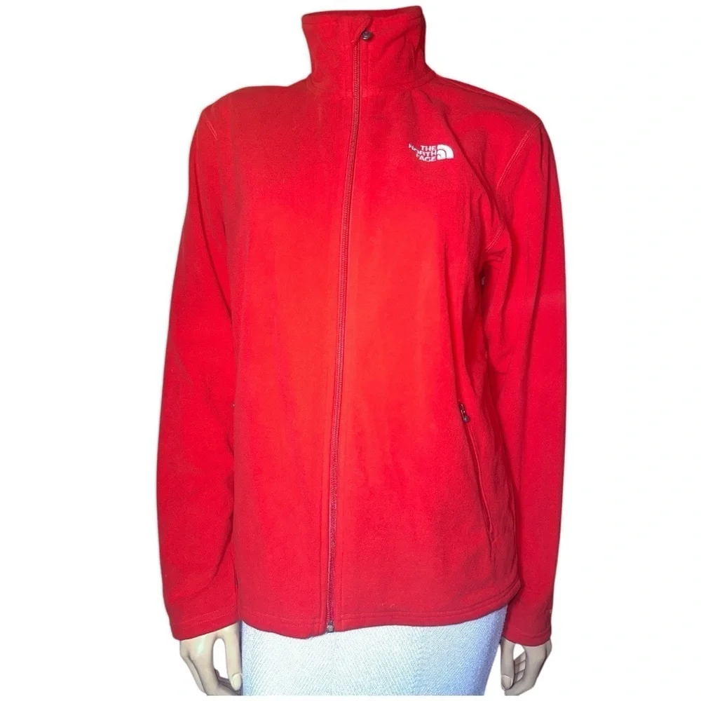 The North Face men’s red, full-zip fleece jacket size S/P
